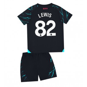 Manchester City Rico Lewis #82 Replika Babytøj Tredje sæt Børn 2023-24 Kortærmet (+ Korte bukser)